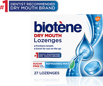 Biotene dry mouth lozenges